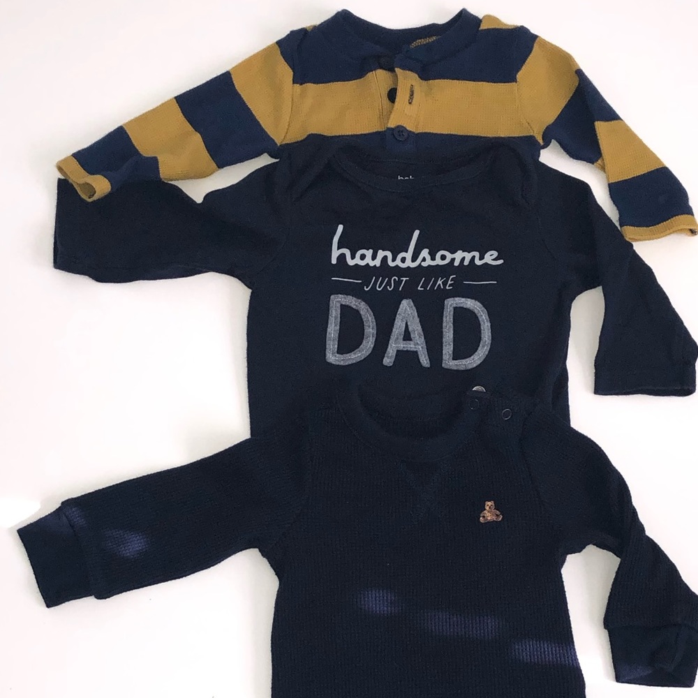 GAP and Old Navy long sleeve one piece shirts